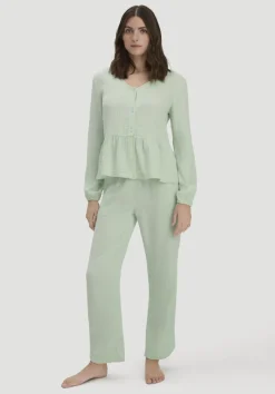 hessnatur Musselin Schlafhose Regular PURE COMFORT aus reiner Bio-Baumwolle von liliengrün Discount