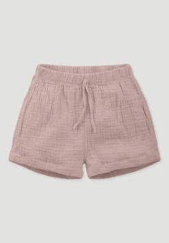 hessnatur Musselin Shorts aus reiner Bio-Baumwolle von rosé Outlet