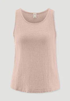 hessnatur Musselin Top PURE COMFORT aus reiner Bio-Baumwolle von cremerosa Hot