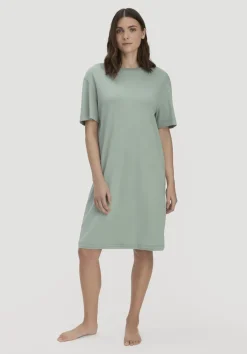 hessnatur Nachthemd PURE COTTON aus reiner Bio-Baumwolle von mattgrün Best