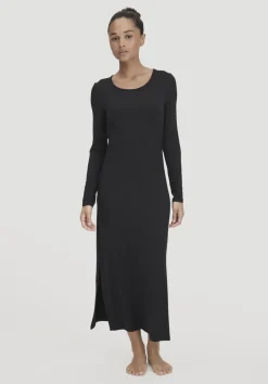 hessnatur Nachthemd PURE FLOW aus TENCEL™ Modal von schwarz New