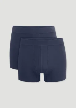 hessnatur Pants Regular Cut im 2er-Pack PURE NATURE aus reiner Bio-Baumwolle von dunkelblau Outlet