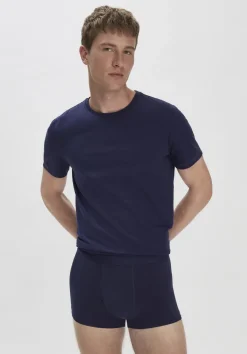hessnatur Pants Regular Cut im 3er-Pack COTTON MIX aus Bio-Baumwolle von dunkelblau
