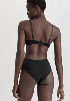 hessnatur Panty PURE SENSE LACE aus TENCEL™ Modal von schwarz Discount