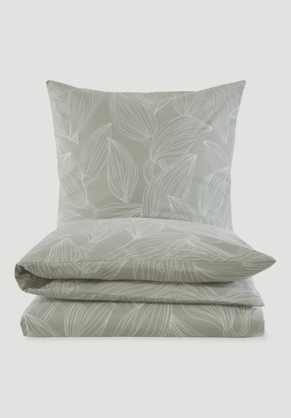 hessnatur Perkal Bettwäsche Set VENNO aus reiner Bio-Baumwolle von morgengrau Outlet