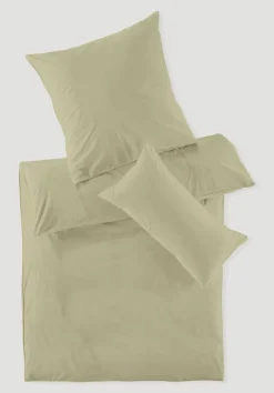 hessnatur Perkal Bettwäsche-Set aus reiner Bio-Baumwolle von pastelloliv New