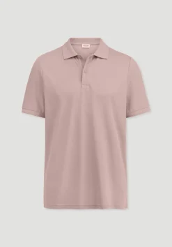 hessnatur Piqué Polo Regular aus reiner Bio-Baumwolle von rosé Outlet