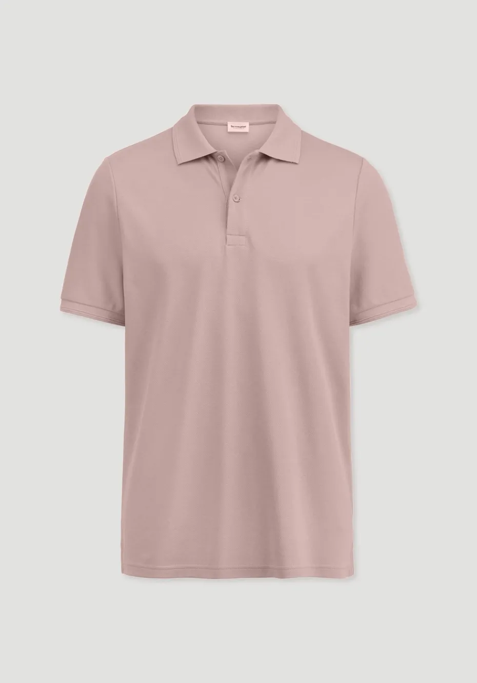 hessnatur Piqué Polo Regular aus reiner Bio-Baumwolle von rosé Outlet