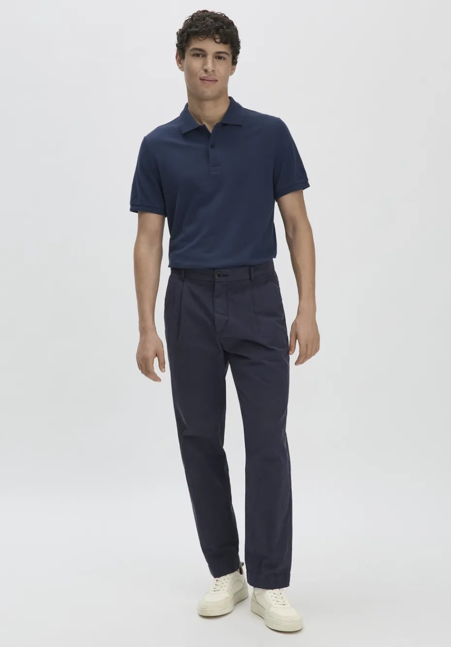 hessnatur Piqué Polo Regular aus reiner Bio-Baumwolle von nachtblau Hot