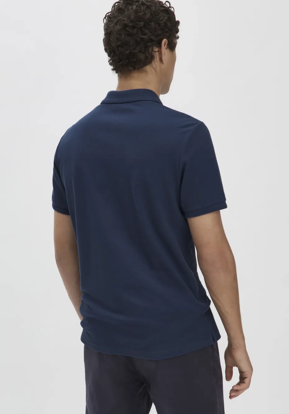 hessnatur Piqué Polo Regular aus reiner Bio-Baumwolle von nachtblau Hot