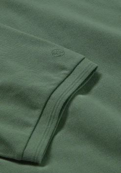 hessnatur Piqué Polo Regular aus reiner Bio-Baumwolle von efeugrün Sale