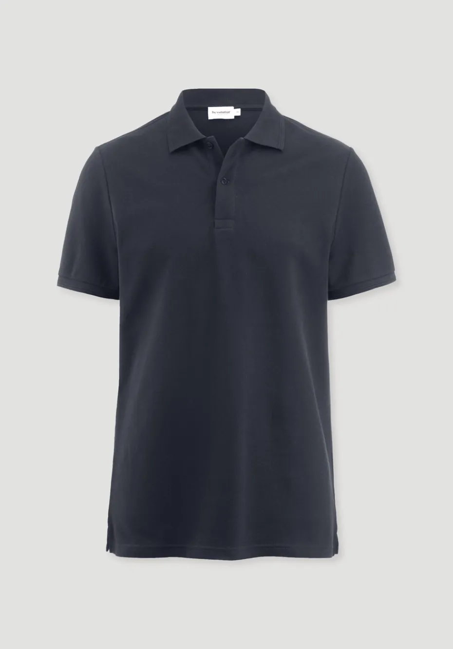 hessnatur Piqué Polo Regular aus reiner Bio-Baumwolle von marine New