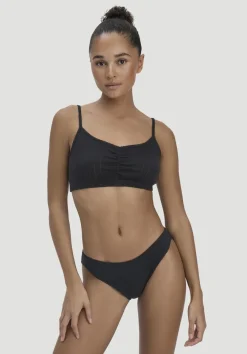 hessnatur Pointelle Bustier PURE COTTON aus reiner Bio-Baumwolle von schwarz Discount