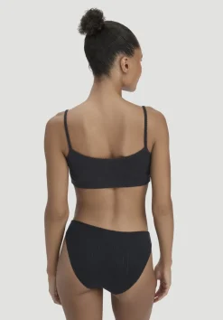 hessnatur Pointelle Bustier PURE COTTON aus reiner Bio-Baumwolle von schwarz Discount