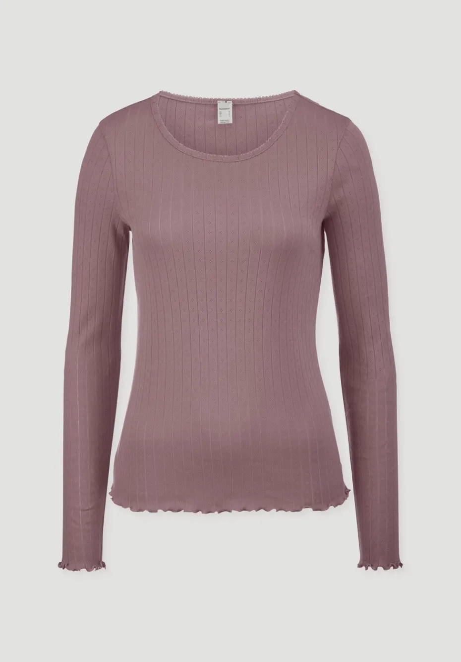 hessnatur Pointelle Loungeshirt PURE COTTON aus reiner Bio-Baumwolle von altrosa Sale