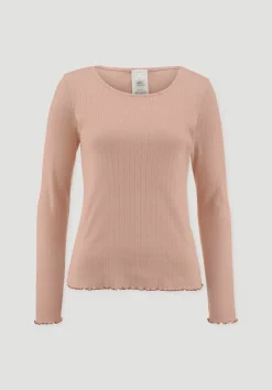 hessnatur Pointelle Loungeshirt PURE COTTON aus reiner Bio-Baumwolle von cremerosa Outlet