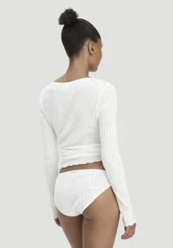 hessnatur Pointelle Slip Regular Cut PURE COTTON aus reiner Bio-Baumwolle von naturweiss Best