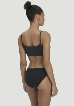 hessnatur Pointelle Slip Regular Cut PURE COTTON aus reiner Bio-Baumwolle von schwarz Discount