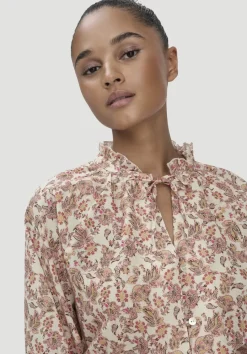 hessnatur Print Bluse Relaxed aus reiner Bio-Baumwolle von cocos Outlet