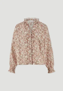 hessnatur Print Bluse Relaxed aus reiner Bio-Baumwolle von cocos Outlet
