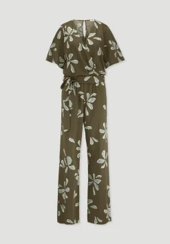 hessnatur Print Jersey Overall Relaxed aus reiner Bio-Baumwolle von goldoliv Outlet