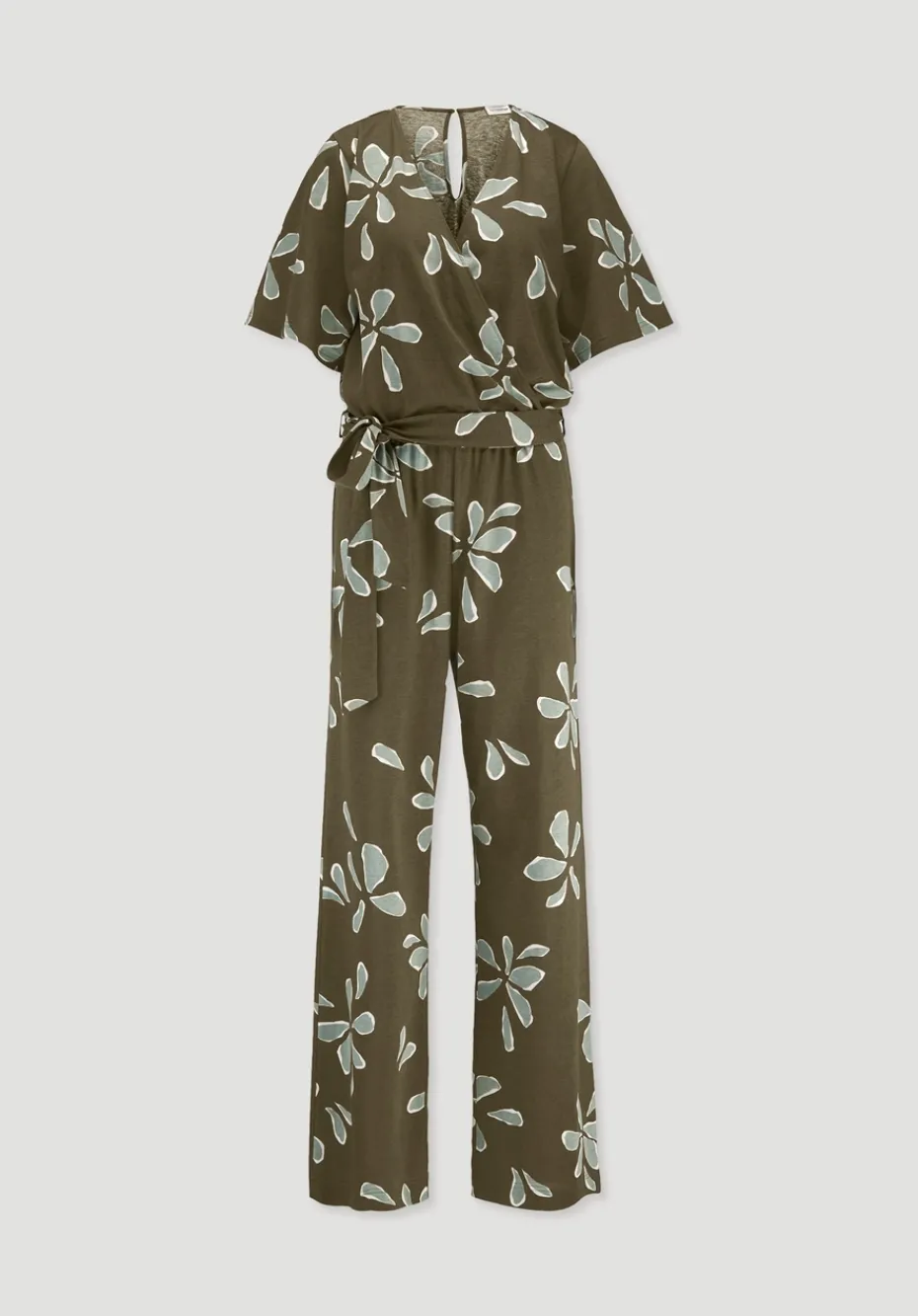 hessnatur Print Jersey Overall Relaxed aus reiner Bio-Baumwolle von goldoliv Outlet