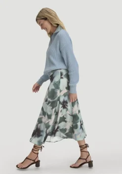 hessnatur Print Rock Midi aus LENZING™ ECOVERO™ Viskose von marine Sale