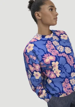 hessnatur Print Sweatshirt Oversize LIV LEE aus reiner Bio-Baumwolle von kornblume Clearance