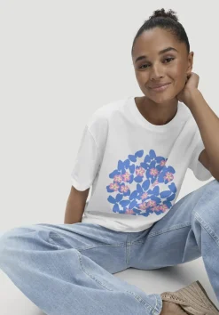 hessnatur Print T-Shirt Oversize LIV LEE aus reiner Bio-Baumwolle von kornblume Online