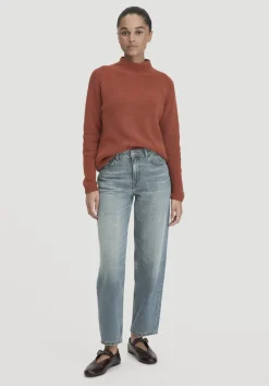 hessnatur Pullover Relaxed aus reiner Bio-Baumwolle von rost Outlet