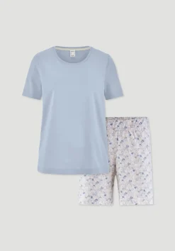 hessnatur Pyjama PURE COTTON aus reiner Bio-Baumwolle von nordisch blau Best