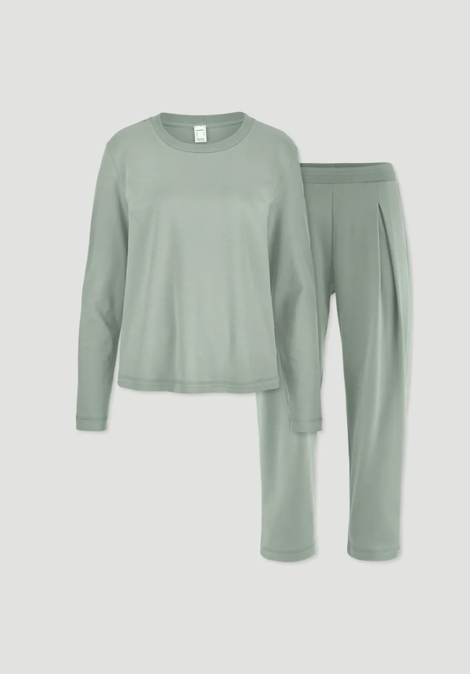 hessnatur Pyjama PURE COTTON aus reiner Bio-Baumwolle von mattgrün Online