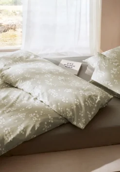 hessnatur Renforcé Bettwäsche Set HANAMI aus reiner Bio-Baumwolle von pastelloliv