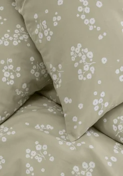 hessnatur Renforcé Bettwäsche Set HANAMI aus reiner Bio-Baumwolle von pastelloliv