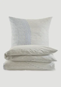 hessnatur Renforcé Bettwäsche Set ZEN aus reiner Bio-Baumwolle von graublau Best