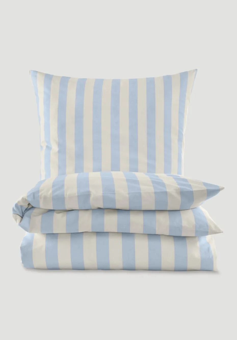 hessnatur Renforcé Bettwäsche-Set CANNES aus reiner Bio-Baumwolle von himmelblau Discount