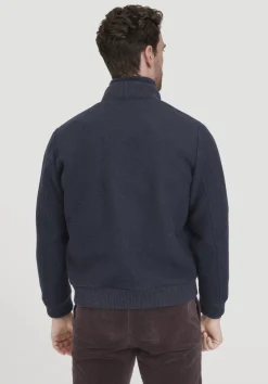 hessnatur Rhön Blouson Jacke Regular aus regionaler Schurwolle von marine Hot