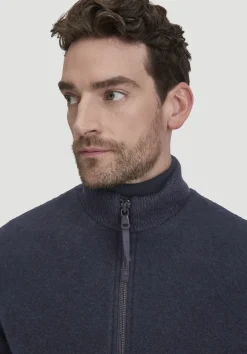 hessnatur Rhön Blouson Jacke Regular aus regionaler Schurwolle von marine Hot