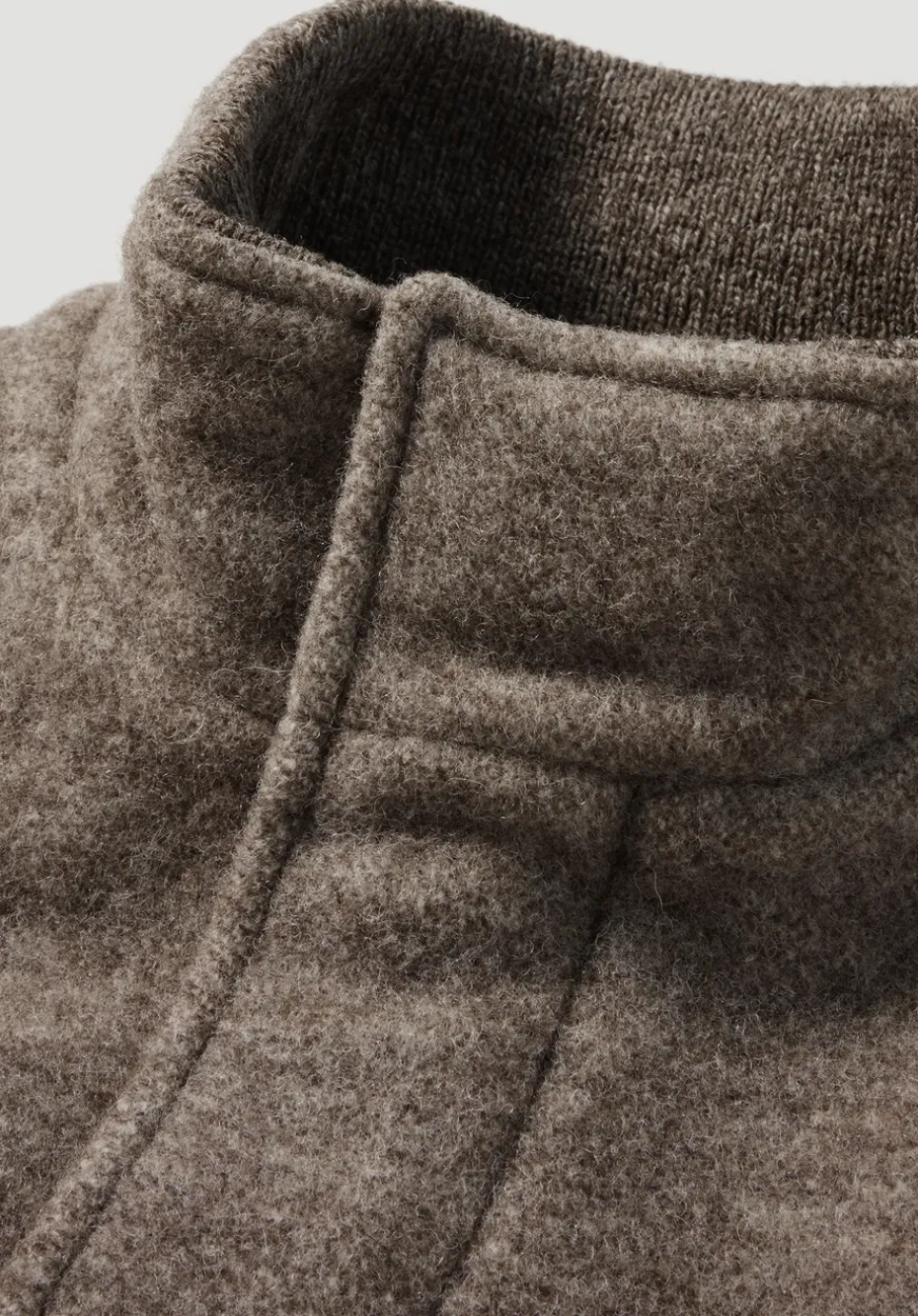 hessnatur Rhön Jacke Regular aus regionaler Schurwolle von naturbeige Discount