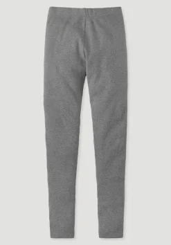 hessnatur Rib Leggings aus Bio-Baumwolle von grau