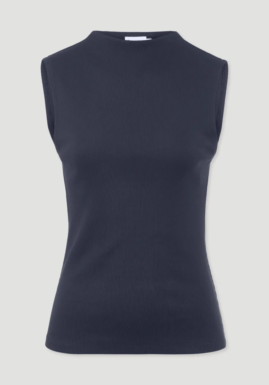 hessnatur Rib Top Slim aus Bio-Baumwolle von marine Sale