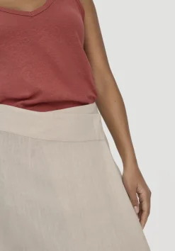 hessnatur Rock Midi Regular aus reinem Leinen von düne Discount