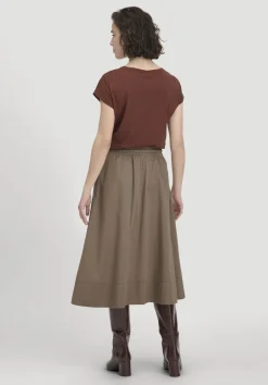 hessnatur Rock Midi Relaxed aus reiner Bio-Baumwolle von camel