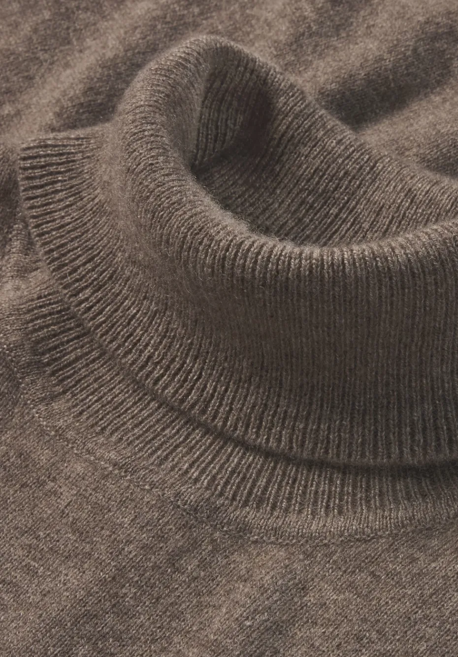 hessnatur Rollkragen Pullover Regular aus Bio-Merinowolle mit Cashmere von sand Online