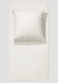 hessnatur Satin Spannbettlaken aus reiner Bio-Baumwolle von naturweiss Best