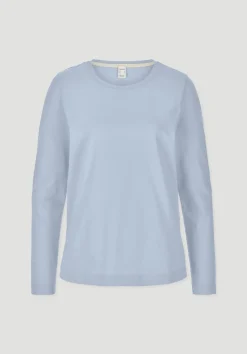 hessnatur Schlaf Shirt PURE COTTON aus reiner Bio-Baumwolle von nordisch blau Online