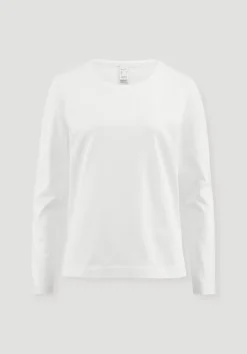 hessnatur Schlaf Shirt PURE COTTON aus reiner Bio-Baumwolle von naturweiss Clearance