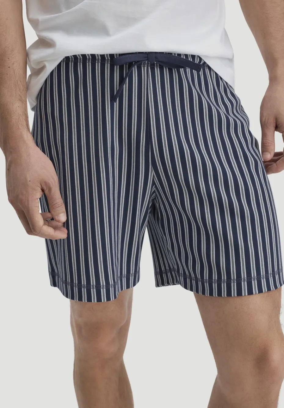 hessnatur Schlaf Shorts Relaxed aus Bio-Baumwolle von marine Discount