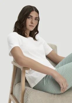 hessnatur Schlaf T-Shirt PURE COTTON aus reiner Bio-Baumwolle von naturweiss Outlet