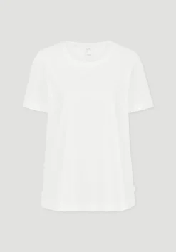 hessnatur Schlaf T-Shirt PURE COTTON aus reiner Bio-Baumwolle von naturweiss Outlet